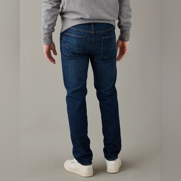 American Eagle Outfitters Other - American Eagle Mens Dark Wash Slim Straight Leg Jeans Next Level Flex Size 32x30